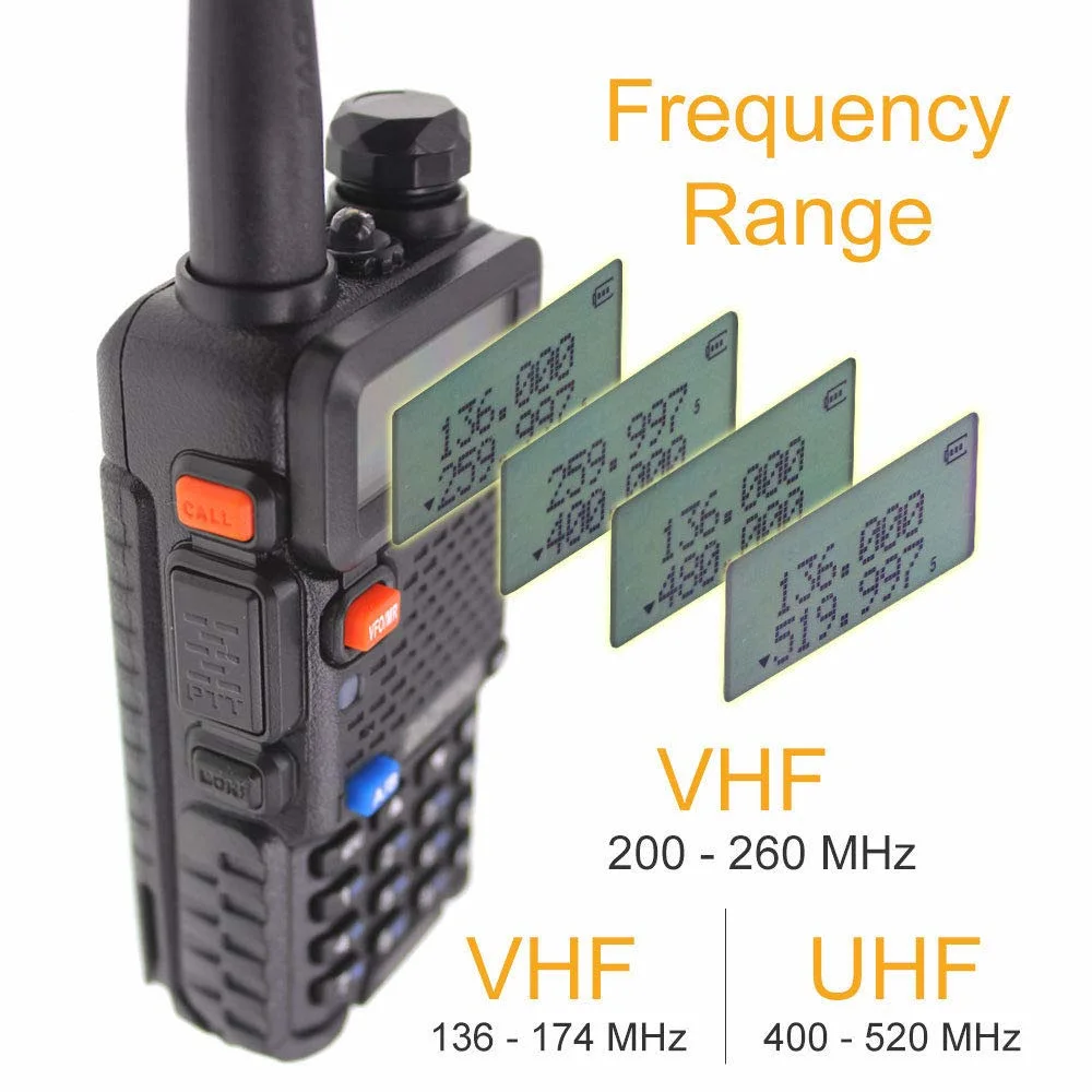 Baofeng UV-5rx3 Hot-Selling Two Way Radio/Walkie Talkie Baofeng Radio Handheld Walkie Talkie