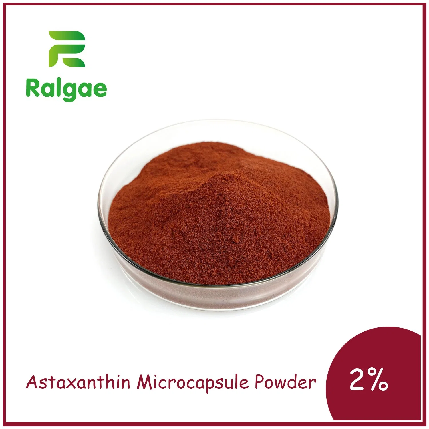 Astaxanthin Microcapsule Powder 2% Cold Water Soluble Antioxidant Nutrition Ingredient