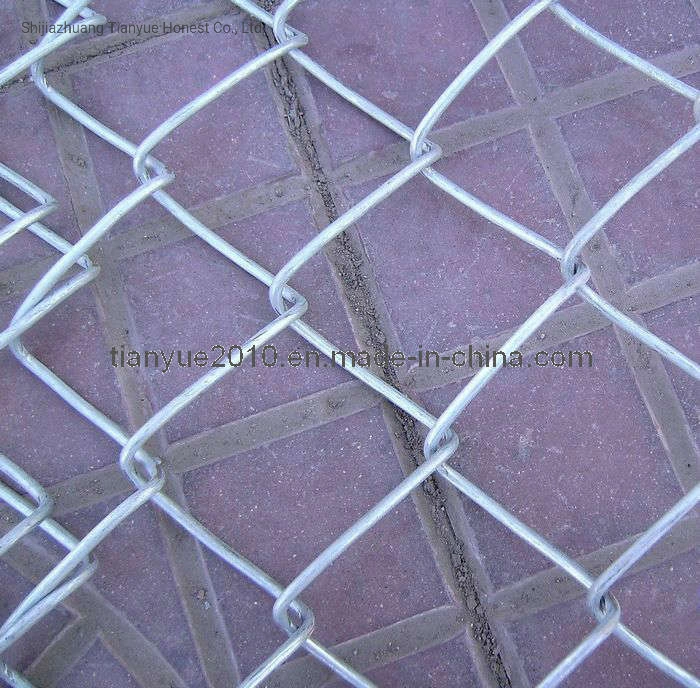 PVC/Vinyl Coated Chain Link Fence/Galvanized Diamond Mesh