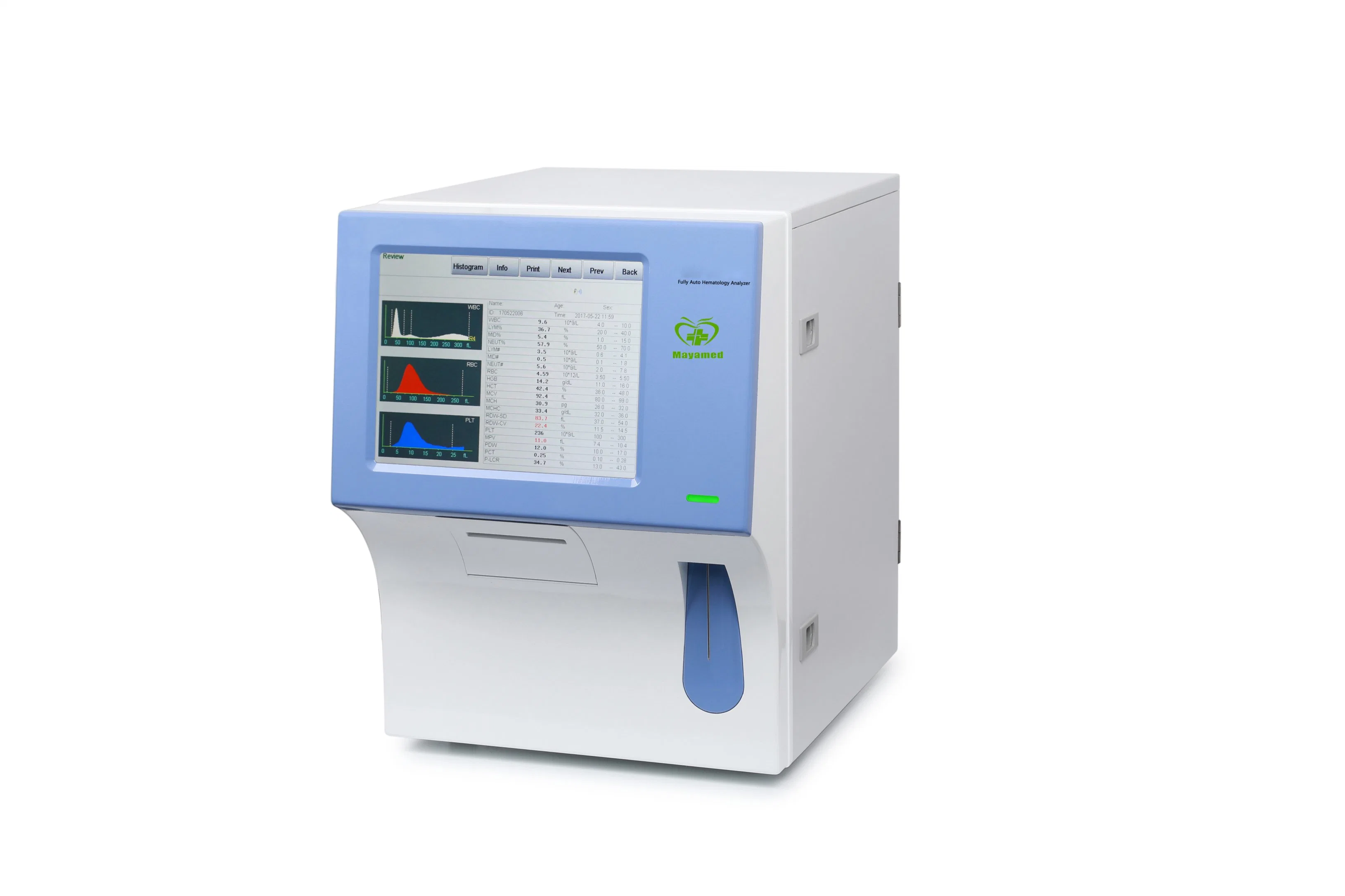 My-B002b-1 Clinical Analytical Equipment Blood Testing 10.4 Inch Color Touch Screen Fully Auto Hematology Analyzer Price