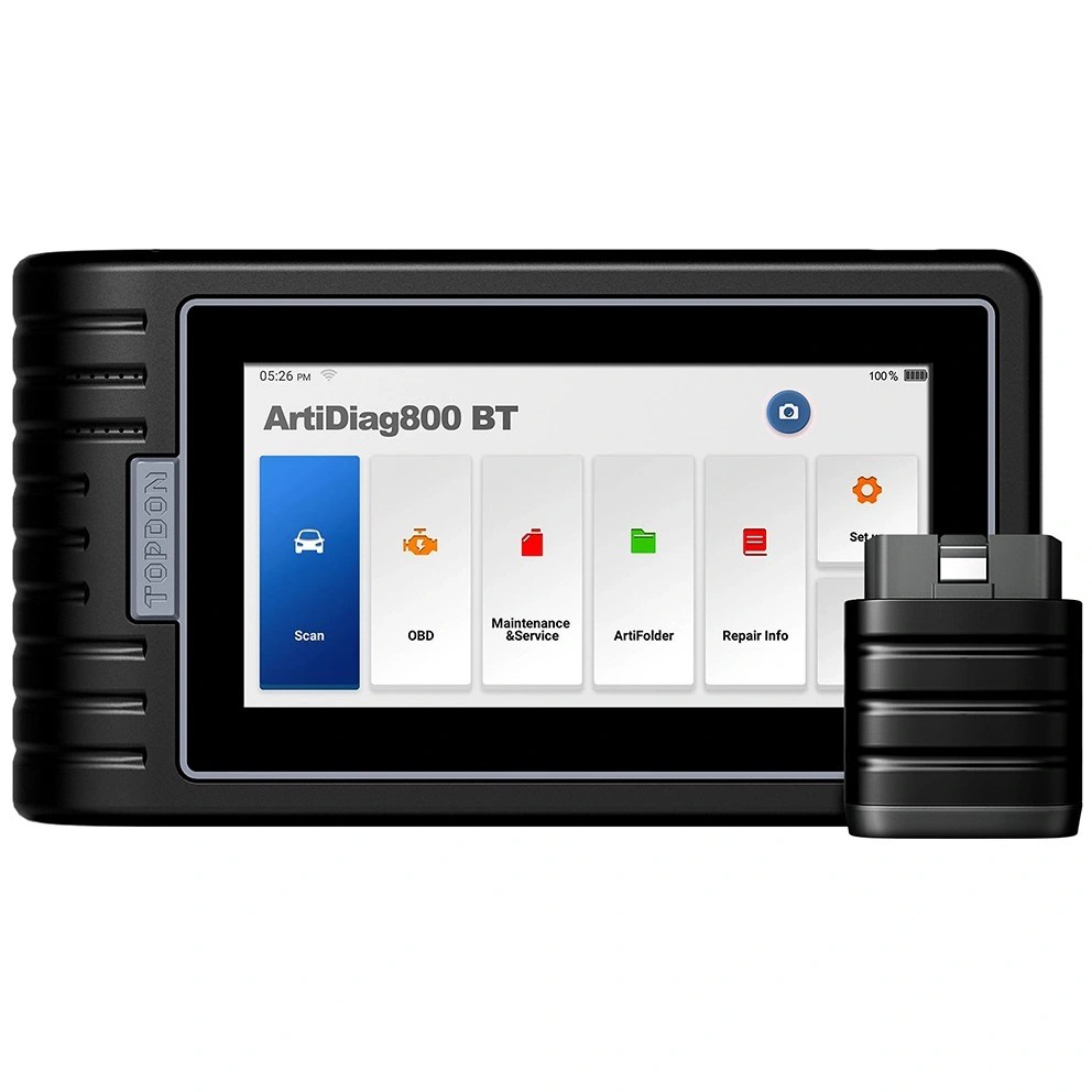 Topdon America Europe Stock Ad800bt Professional Portable Bluetooth Auto Car Diagnostic Scanner DIY Users Mechanics All Full System Diagnostic Tool Manufacturer