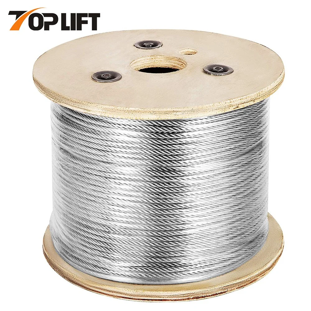 6*41sw+cable de acero galvanizado trenzado IWR cable de acero galvanizado cable de acero galvanizado