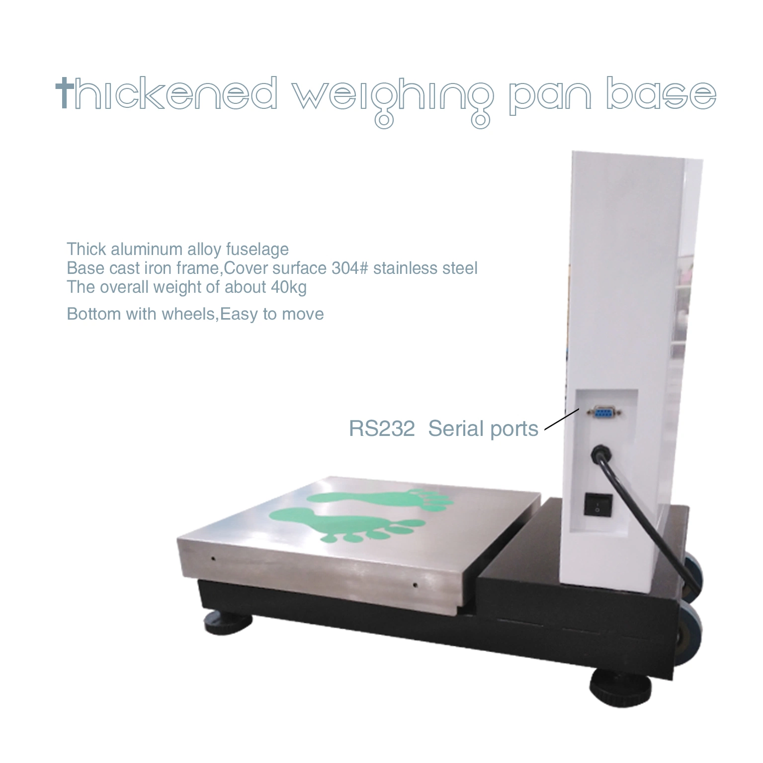 RS232 Data Transfer Hospital Equipment Weight Height Scale