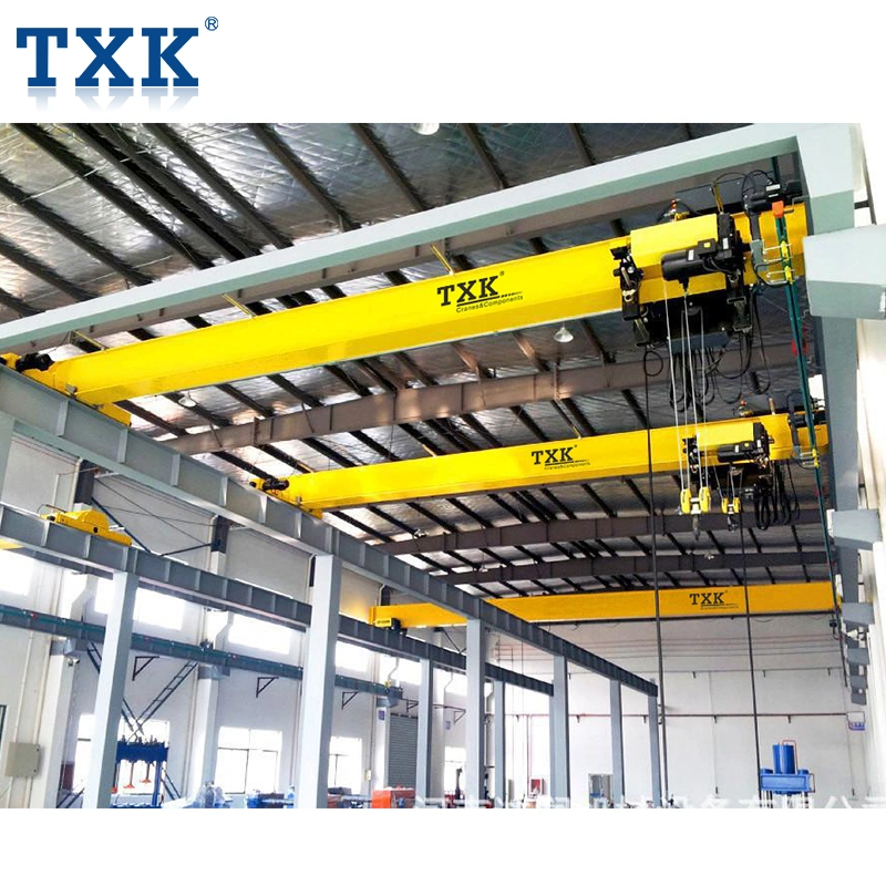 10 -50ton Warehouse Specialized Single Girder Overhead Crane with Electric Chain Hoist