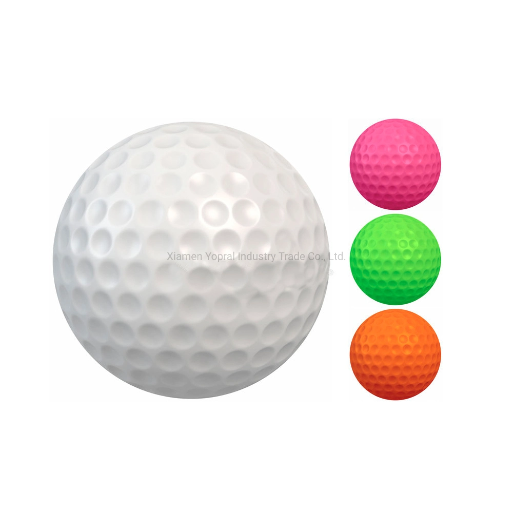 Multi Color Custom Logo PVC PU Soft Urethane Golf Balls