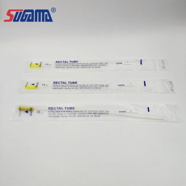 Disposable Medical Transparent PVC Rectal Tube Catheter with CE ISO Approved