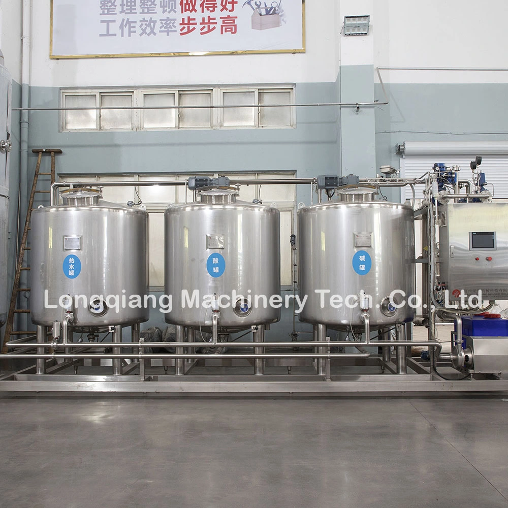 Solución de álcali/ácido Nueva planta de limpieza Equipo procesamiento de jugo CIP para Fábrica de alimentos