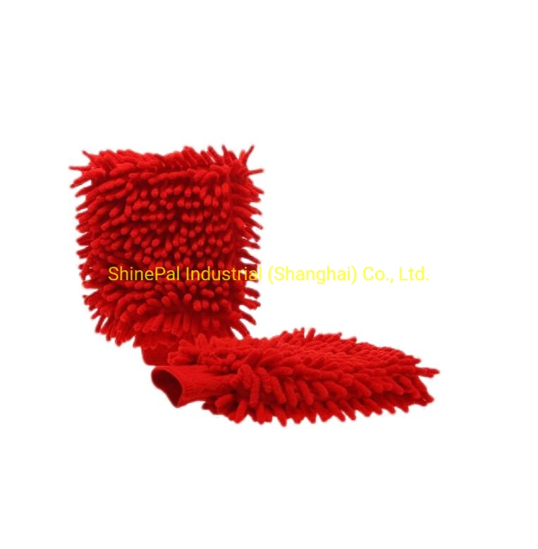 Dual-Side Waterproof Car Washing Mitts Microfiber Chenille Cleaning Household Cleaning Tools