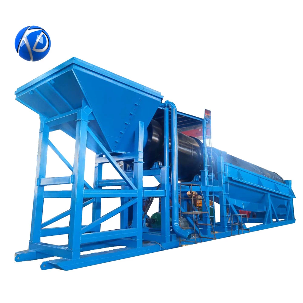 Keda Factory Supply Alluvial Diamond Mining Machine/Large Scale Gold Trommel Screen Equipment