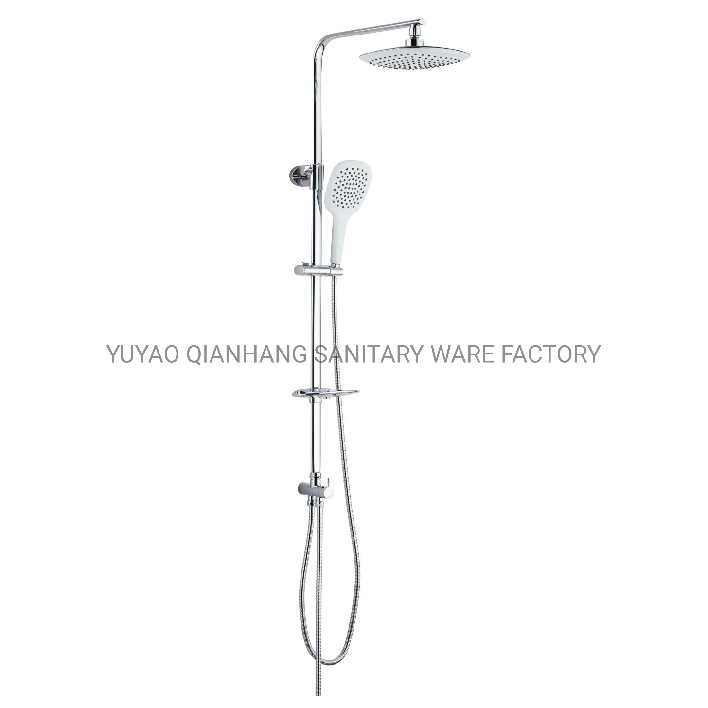 نظام ABS للطلاء البلاستيك النقي من الكروم الدُش Head Sanitary Ware