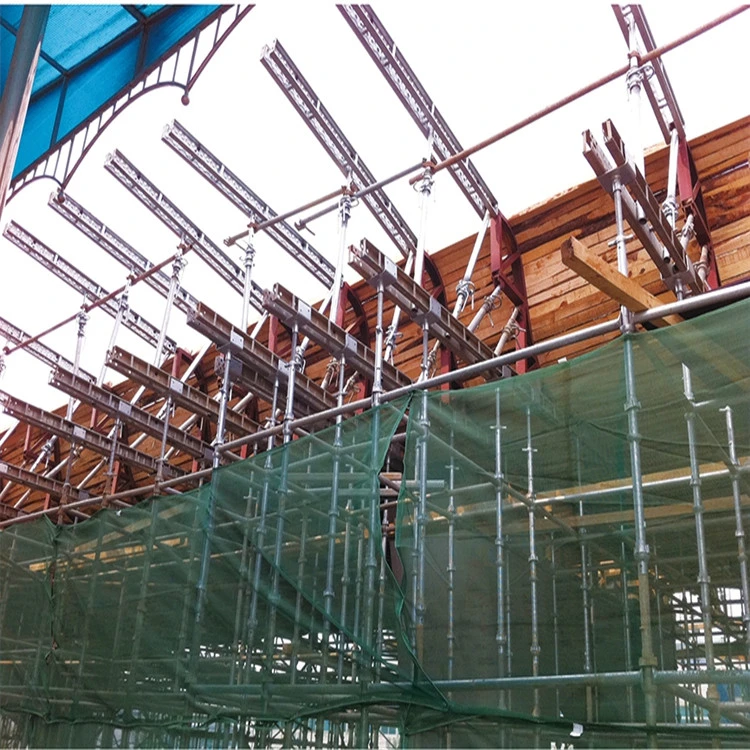 Andaime móvel ajustável em aço galvanizado China Prop que suporta a construção de postes Suporte para betão parafuso de fixação de poste