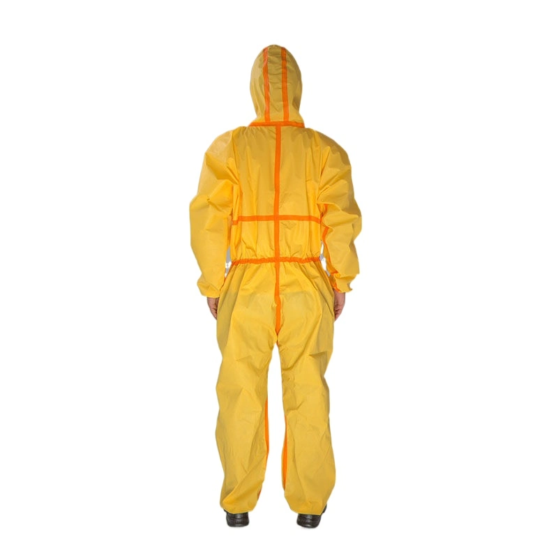 Wholesale/Supplier High quality/High cost performance  CE Type5b/6b En14126 Anti-Static Work Clothes Security Protection Disposable Ppes Suit