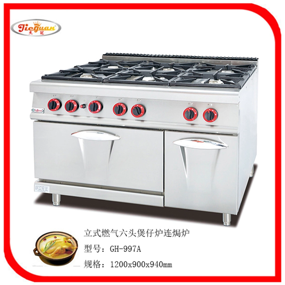 Gh-987AA hornillo de gas con horno quemador 8 &amp;2.