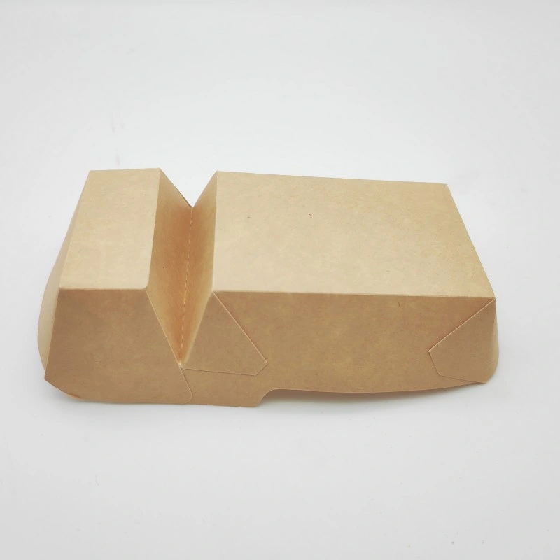 Großhandel Kraftpapier Einweg-Lebensmittel-Chip-Box Biologisch Abbaubar