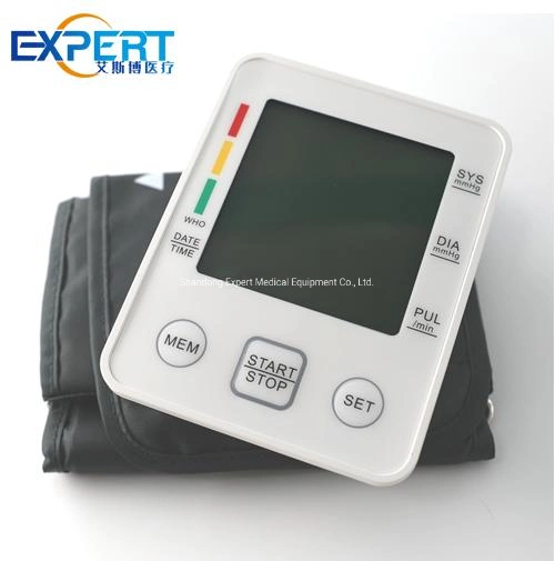 الجملة المنزلية الأجهزة الطبية BP Cuff Smygomanomomometer Smart Blood Pressure الشاشة