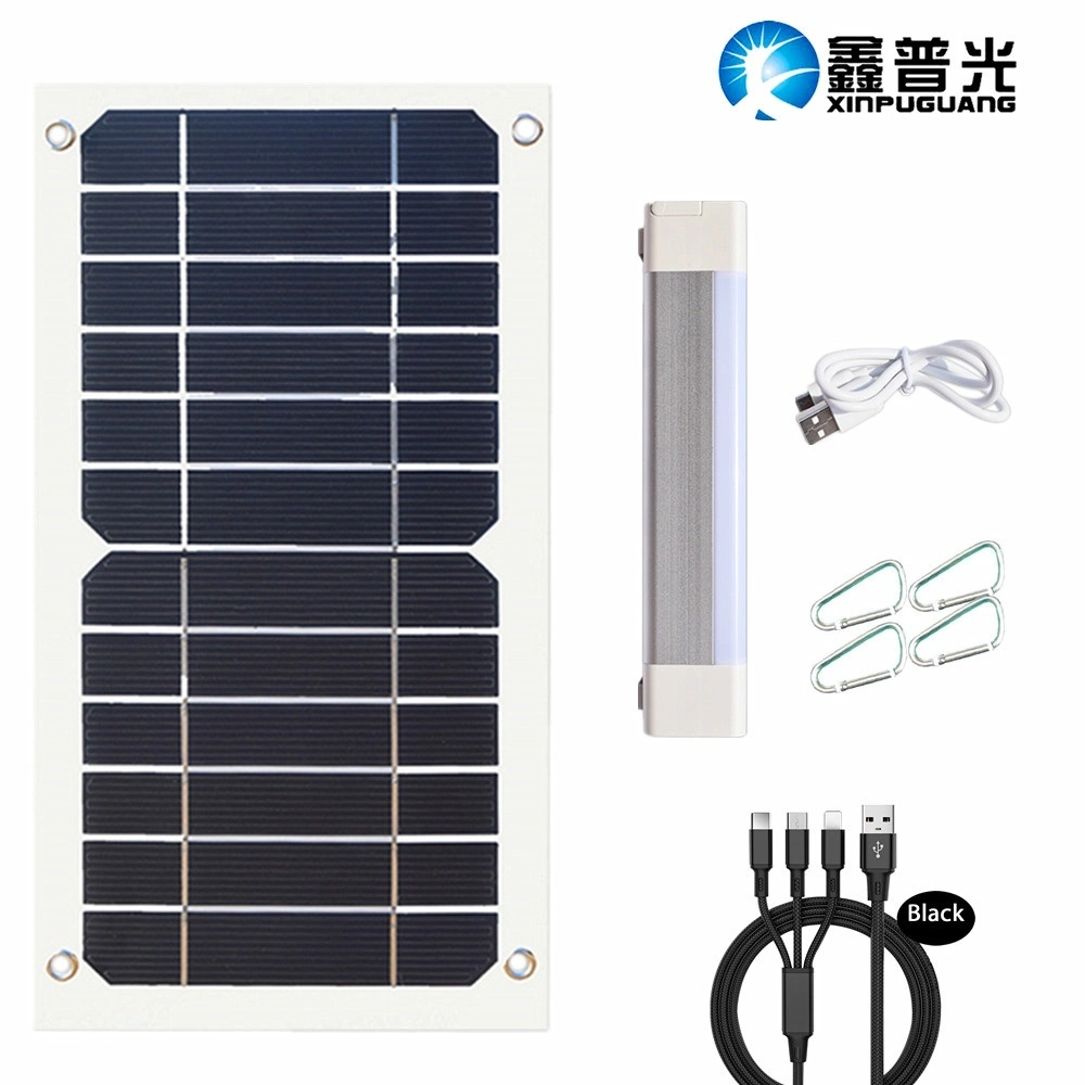 Solarparts 20W/5V Panel solar USB Power portátil exterior Solar Cell Coche/Camping/Luz/lámpara/Cargador de teléfono