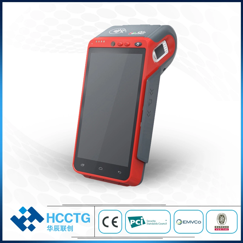 POS portable certifié PCI maître Visa 4G eBV Borne avec imprimante thermique HCC-Z100