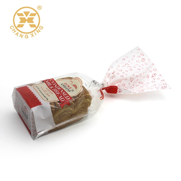 ISO Certificate OPP PE Bakery Bread Packaging Bags with Square Bottom