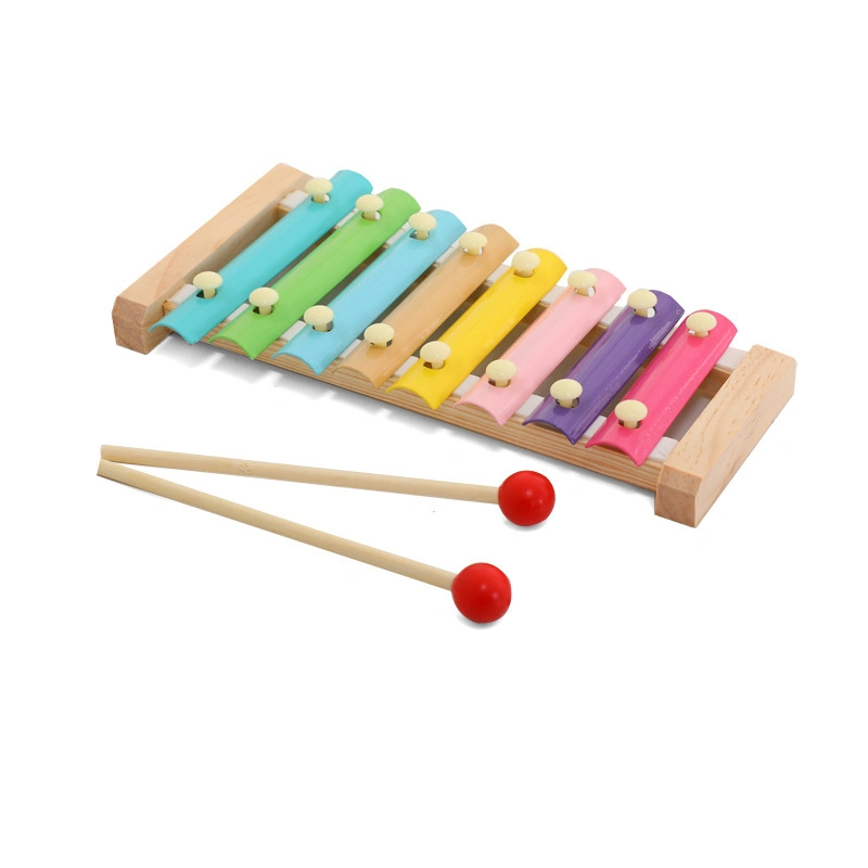 8 Tone Music Instrument Montessori Children Educational Hand Knocking Piano for Child