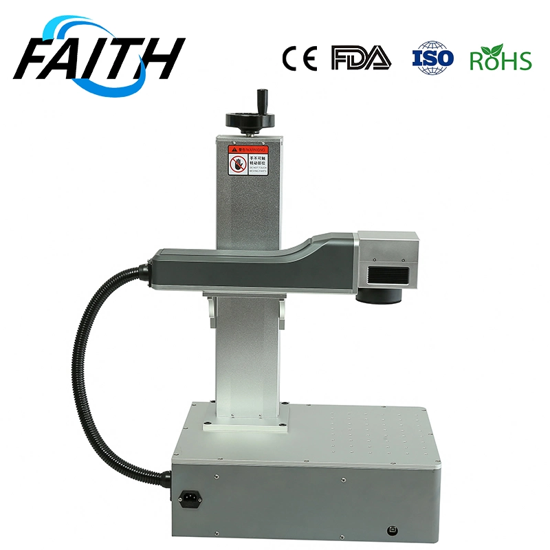 Faith Laser 10W/20W/30W/50W for Color Marking Mopa Fiber Laser Marking/Lazer Engraving Machine Pl130
