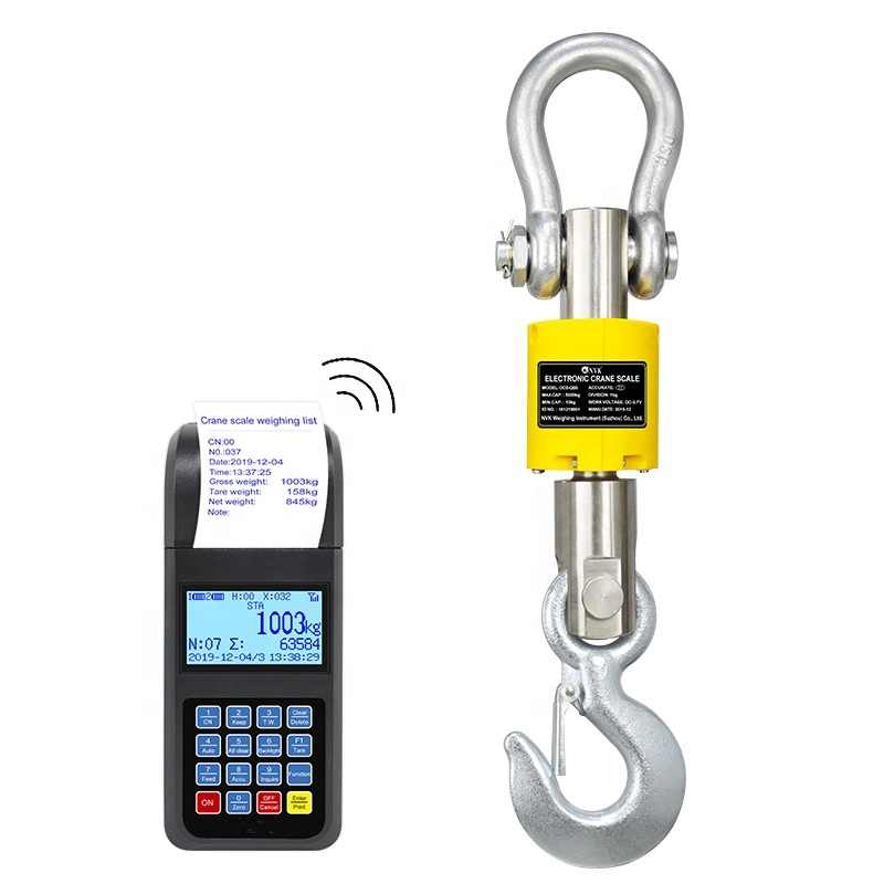 Stainless Steel Hanging Scale Digital Pocket Scale Crane Wireless 5t Scale Electric for Industry