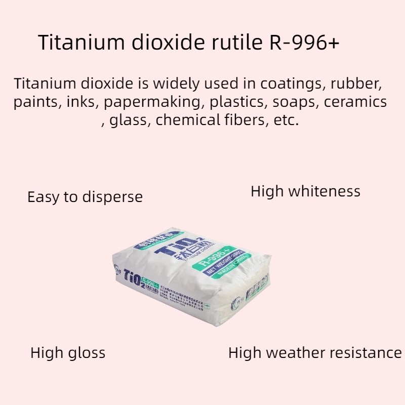 Paint with High Gloss High Cover White Pigment Rutile Type Titanium Dioxide R996