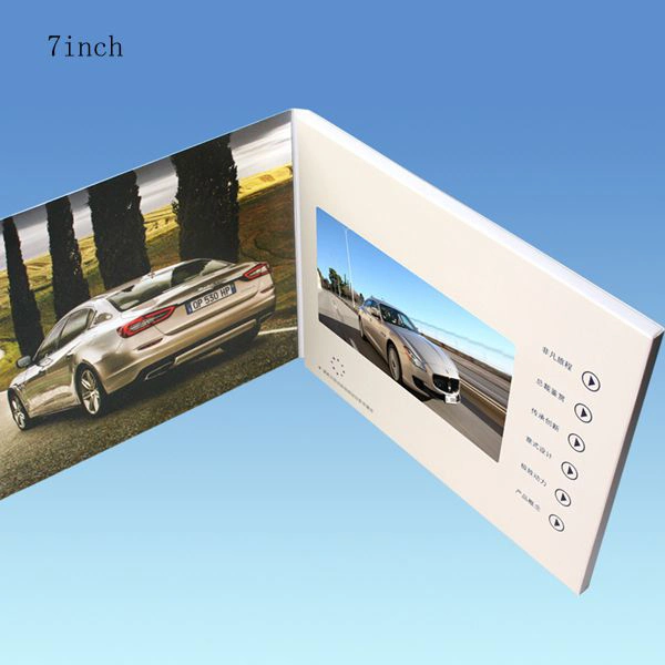 LCD Video Greeting Card with Button Function