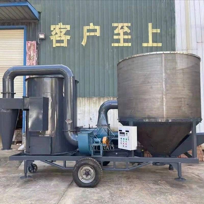 Mobile Rice Parboiling and Drying Machine Wheat Rice Grain Dryer in Kenya