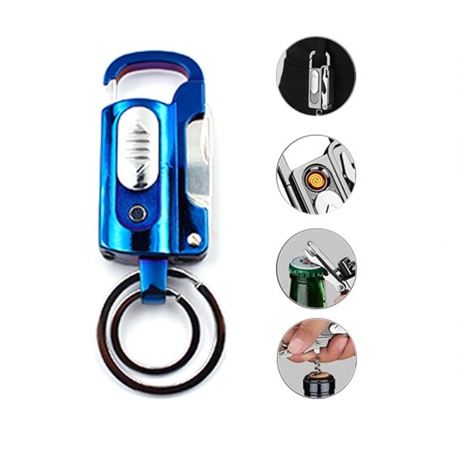 Hot Selling Survival Multi Function Keychain Lighter for Outdoor Tool