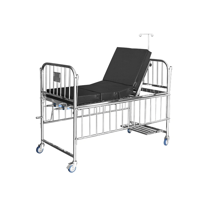 Ya-Pm2-5 Mobile Two Function Manual Pediatric Hospital Bed Baby Bed