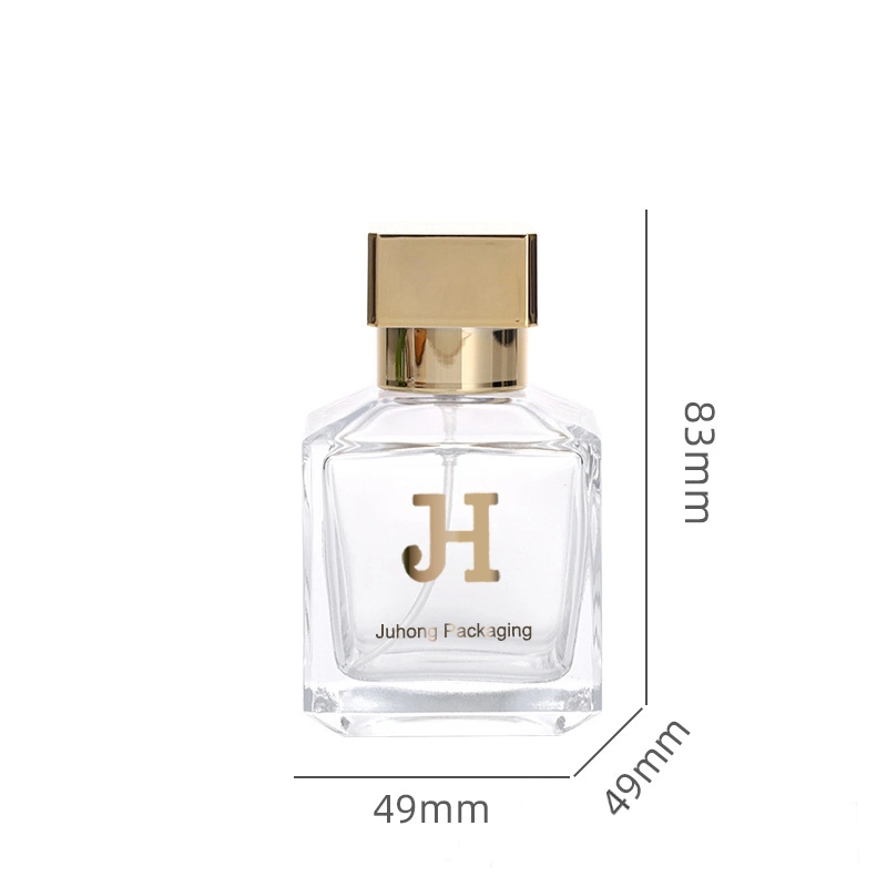 Classic Perfume Glass Bottle Set with Zamac Metal Zinc Alloy Plastic Material Cap and Sprayer