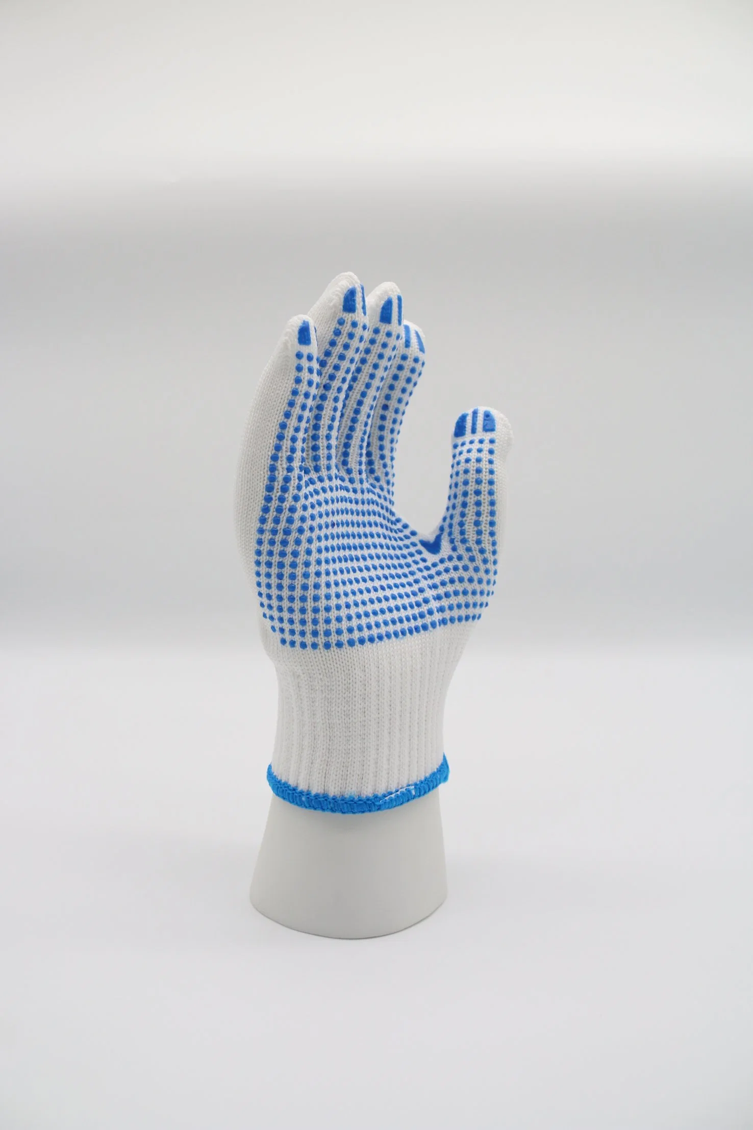 PVC Dotted Knit Safety Work Gloves for Men Women, Comfortable Non Slip Cotton Gloves for General Purpose