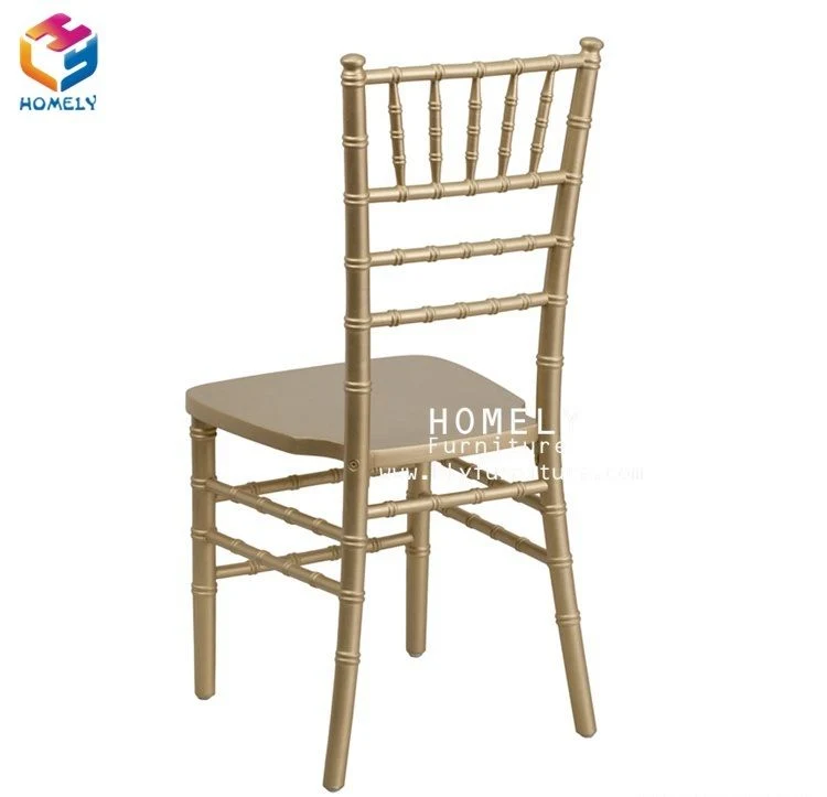 Restaurant Furniture Wedding Metal Iron Aluminum Chiavari Chair for Events