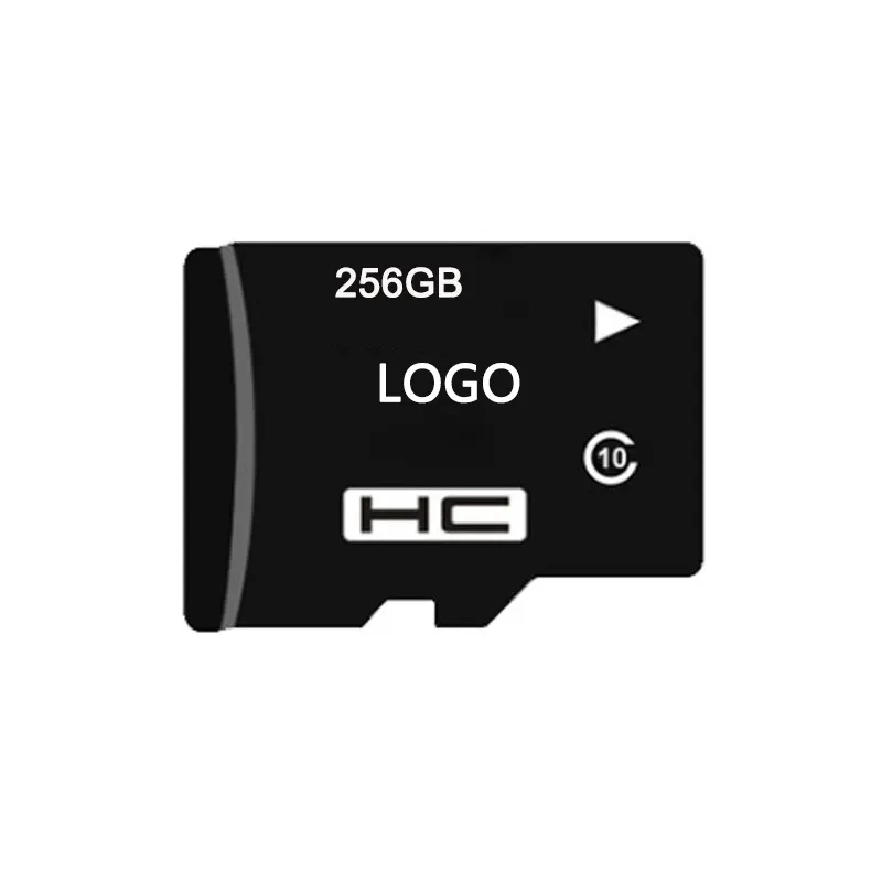 Commerce de gros Prix d'usine à haute vitesse 8 GO 4 GO 16GB TF Card 2 Go et 32 Go à 64 Go de 128 Go de carte mémoire SD de 256 Go