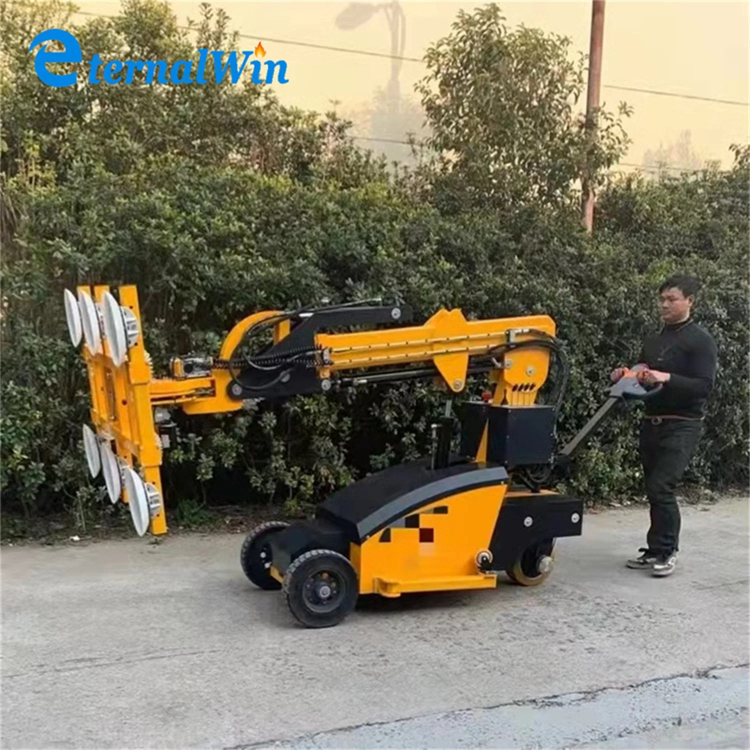 600kg Lift Glass Metal Plywood Vacuum Lifter Crane Lifting Machine