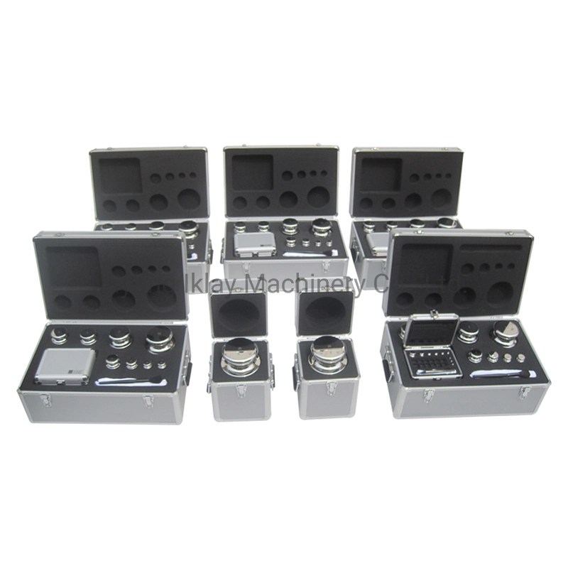 Non Magnetic Stainless Steel 1mg-5kg F1 F2 Standard Weight Set 1mg-10kg E2 M1 Calibration Weights Box