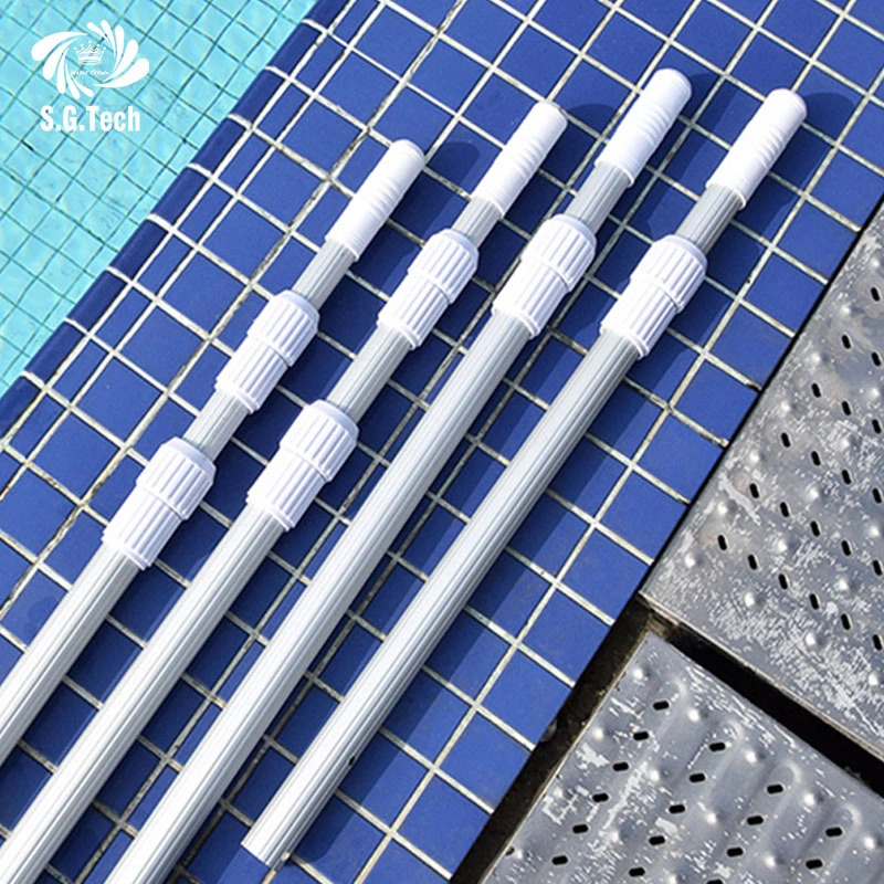 Outils de nettoyage d'alimentation d'usine de la piscine piscine pôle télescopique en aluminium