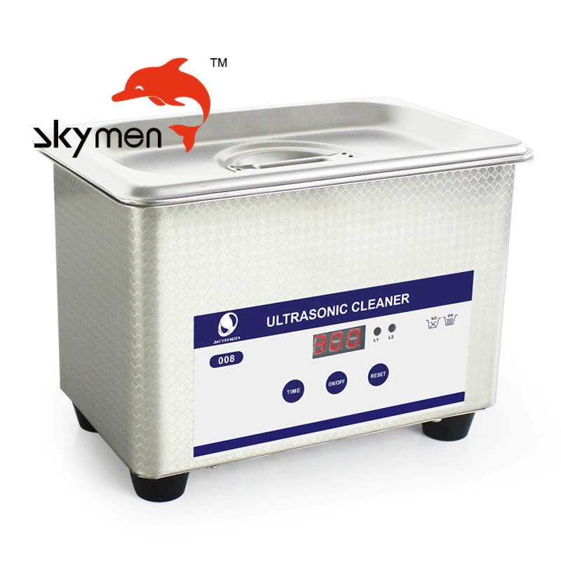 Skymen 800ml Jp-008 Stainless Steel SUS304 Eyeglass Jewelry Dental Ultrasonic Cleaner