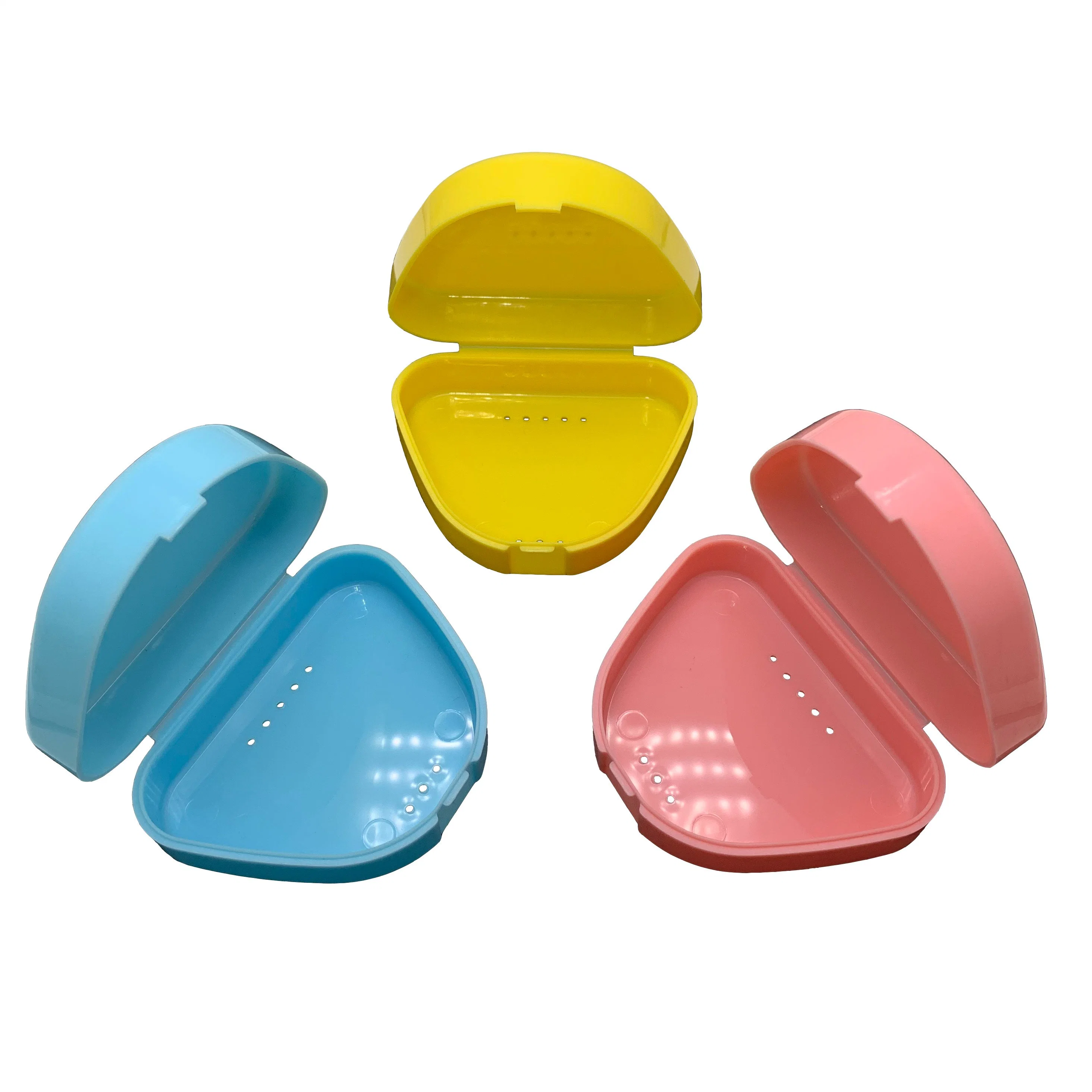 Small Plastic Dental Orthodontic Retainer Braces Box with Vent Holes