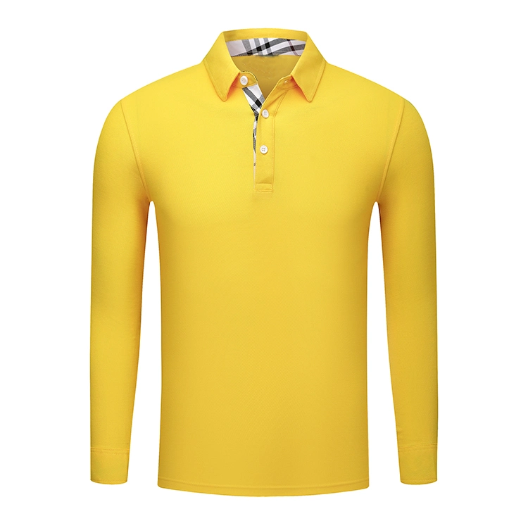 Fashion Long Sleeve Sport Polo Shirt for Men