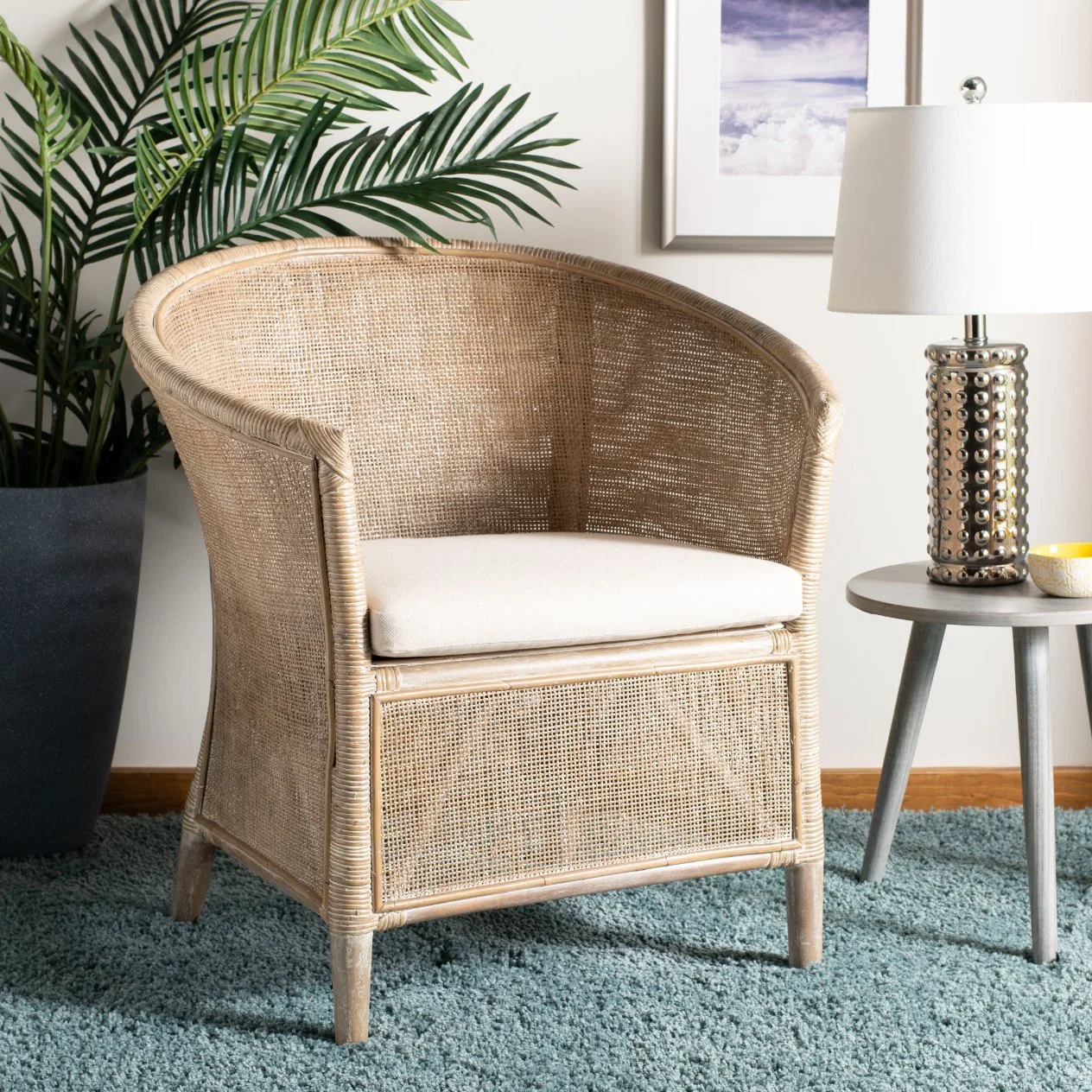 Ocio casual de promoción de muebles de exterior jardín Casa conjunto mimbre Rattan