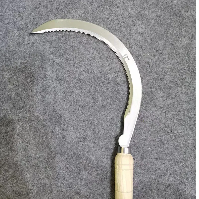 Couteaux à canne de qualité supérieure Agriculture aiguisée faucilles agricoles avec poignée Couteau de faucille