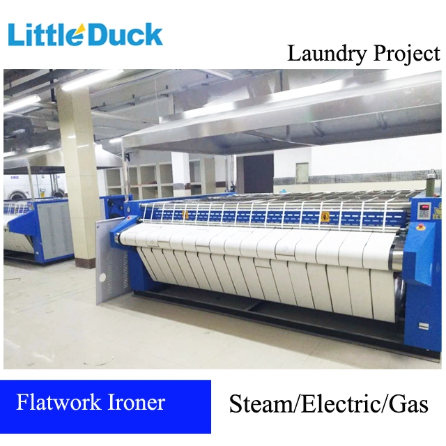 300mm Gas Heated Flatwork Ironing Machine Flatwork Ironer, Laundry Machine