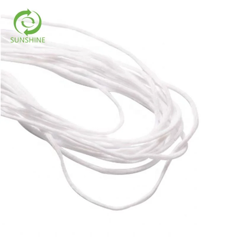 Polyester Elastic Ear Loop Round Earloop 3mm