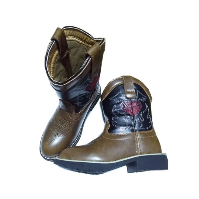 Children Fashion Boots for 5-12 Years Old Boys and Girls, with Rubber Sole, PU Leather