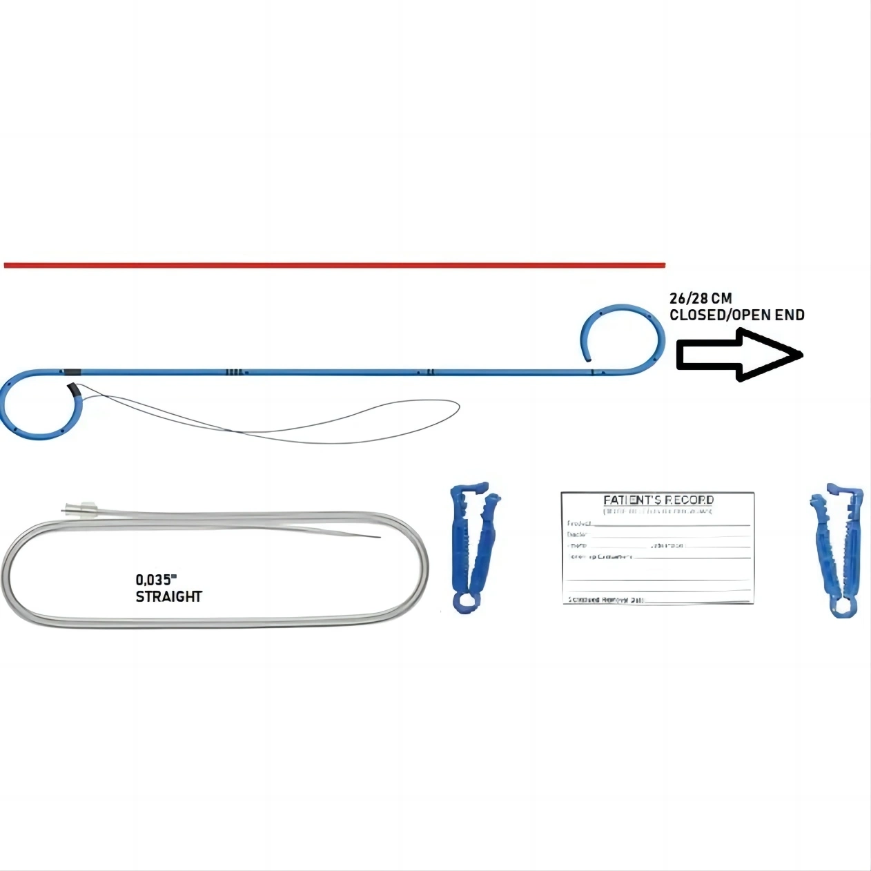 Stent ureteral doble J para aplicaciones de urología