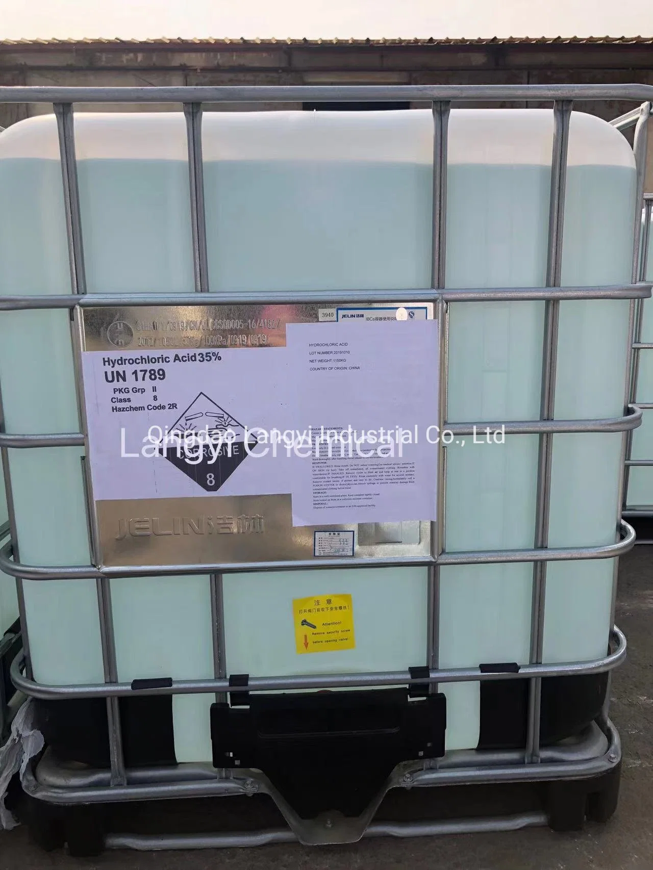 China Organic Chemicals Hydrochloric Acid for Gold Refinery Liquid HCl