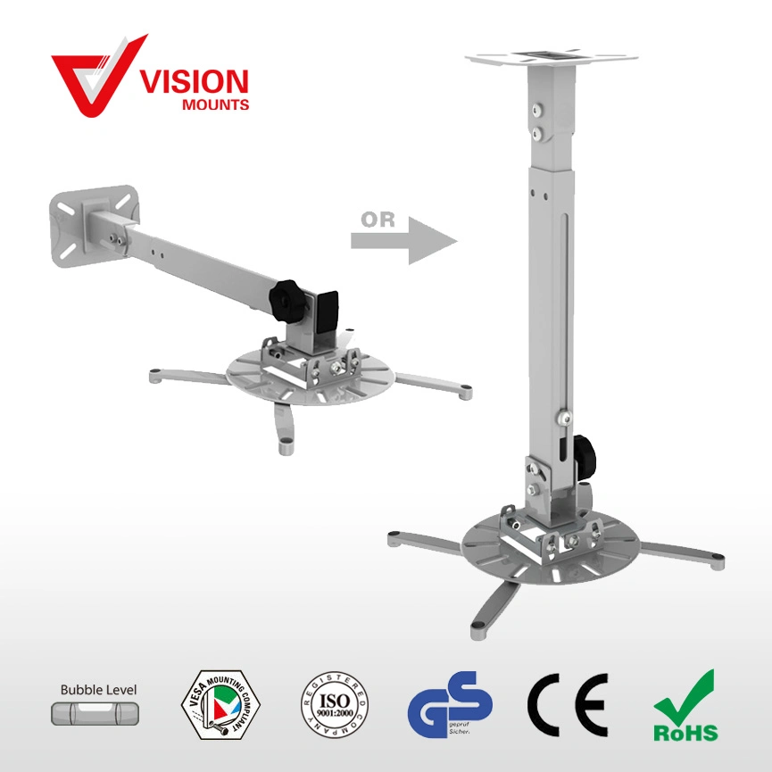 V-Monta encima vender proyector LCD soporte de montaje en pared