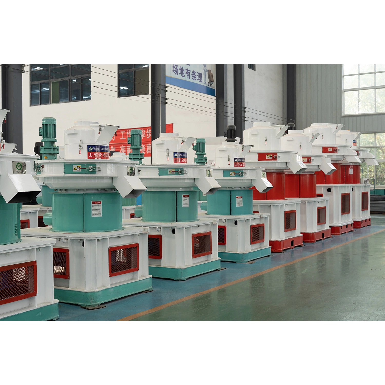 Double Layers Ring Die Wood Biomass Pellet Machine