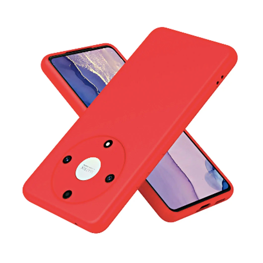 Protector de teléfono móvil TPU suave a prueba de golpes Simplicity Solid Color Phone Caso